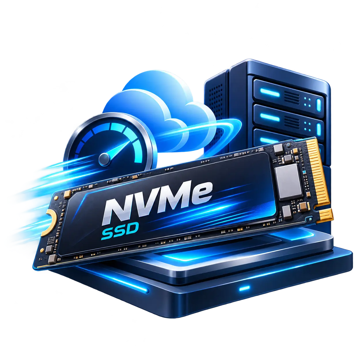 Ilustrasi SSD NVMe