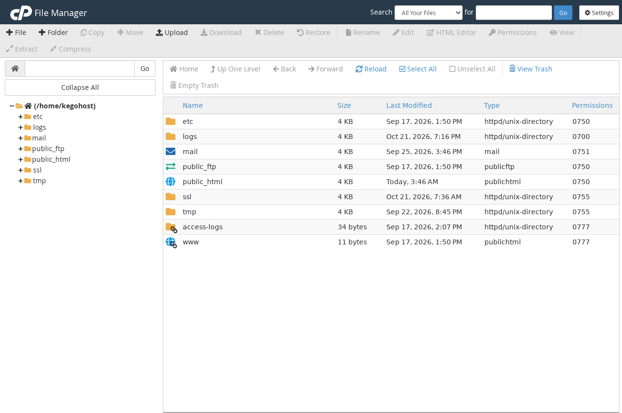 Ekstrak file source code saat cara deploy CodeIgniter ke cPanel