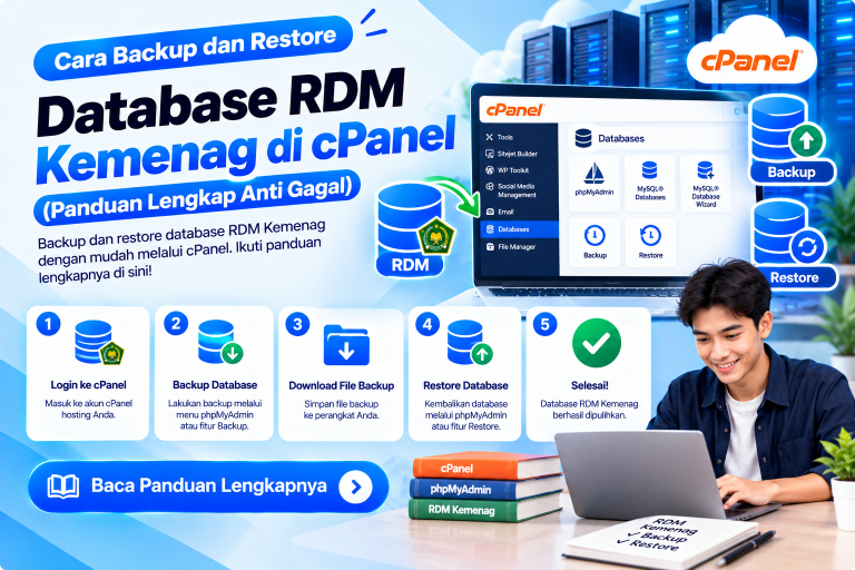 Cara Backup dan Restore Database RDM Kemenag di cPanel